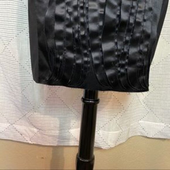 Vivienne Tam Dress Black Silk Textured Dress Size 4 - Picture 4 of 8